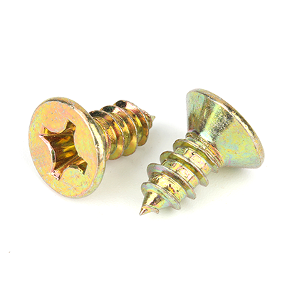 滲碳鋼彩鋅十字槽沉頭自攻螺釘GB846